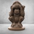 monkey.144.jpg Three Wise Monkeys 3D model