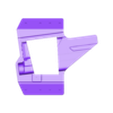 G43X TLR7 SUB - CANTED RH - Back  Trim .stl Glock 43X TLR7 Sub OWB Pancake Canted Holster Mold