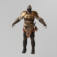 Kratos0019.png Kratos Golden Armor Lowpoly RIgged