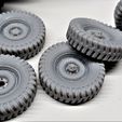 Quad_Tractor_wheels2.jpg 1/35 Scale British Quad Gun Tractor Wheels