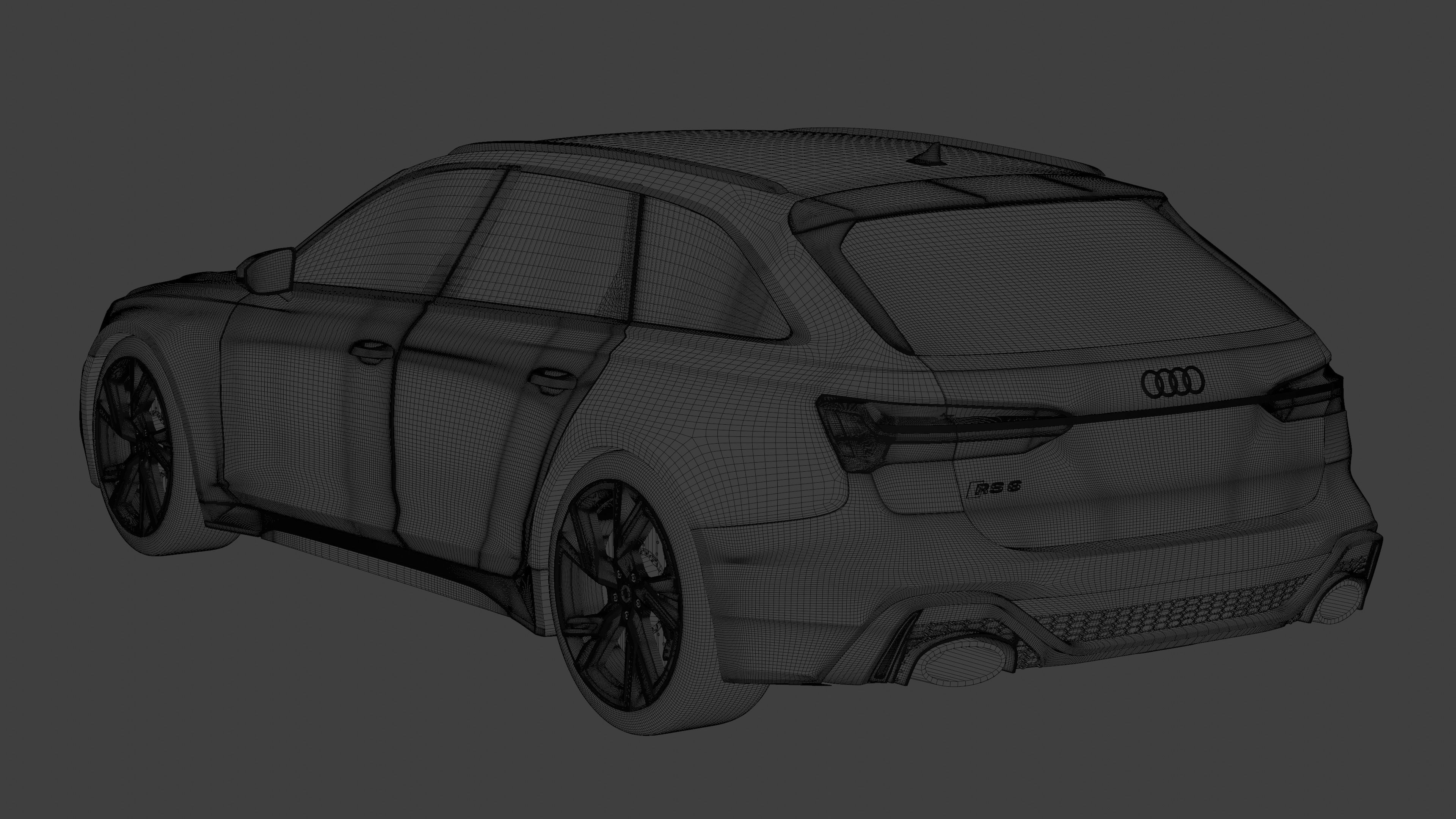 Descargar archivo STL Audi RS 6 -2020 • Plan para imprimir en 3D ・ Cults