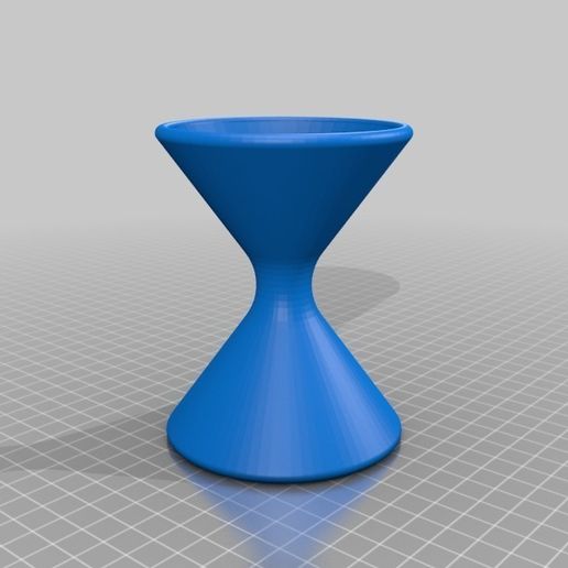 Double Ended Martini Glass - 3D model önizlemesi