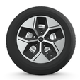 2.png Ford Wheel Rim + Tyre