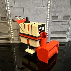 319775415_1446791679178650_2575345565073973057_n.jpg STL file STAR WARS ADVENT CALENDAR 2022 DAY #16 VINTAGE BL-WR GONK, SNOWBLOWER DROID FIGURE, ORNAMENT. 3.75", 1/18 KENNER, HASBRO・3D print design to download