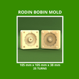 Copertina-105-38-25-Dima.png Rodin Coil Model Silicone Forming Template Poe Abha Toroidal Field - 105 x 105 x 38 mm