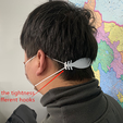 using_example.png Free STL file Adjustable Extension Connector Band for Facial Masks・3D printing design to download, michaeledi