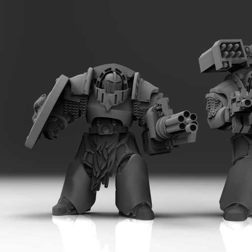Space Puppies - Long Claw Battle Leaders 3D model
