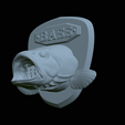 Fr-11.png fish head bass trophy statue detailed texture for 3d printing