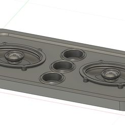 6x9_speakers_fusion.jpg Fichier STL Haut-parleurs 1/24 6x9・Design à télécharger et à imprimer en 3D