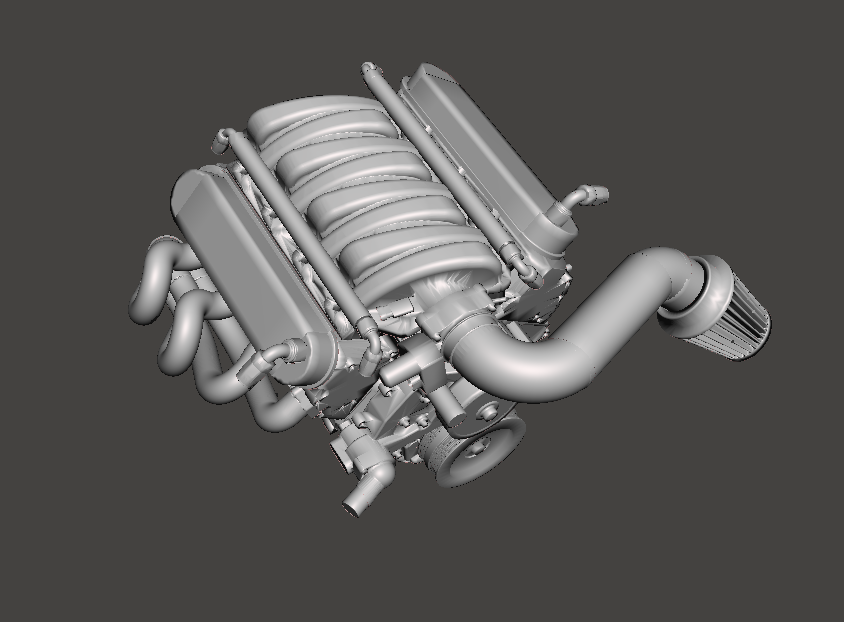 Descargar archivo MOTOR V8 LS 1/24 • Diseño para la impresora 3D ・ Cults