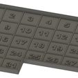 brett.jpg Free 3D file Brain game - Calendar puzzle・3D printer model to download