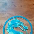 367423371_282804661019274_3910721767295712798_n.jpg Mortal Kombat AWESOME logo Decor 3color layers / Game wall decor/80s-90s game decor / cake topper