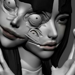 jjjjjjjjjjZGrab01.jpg Fichier 3D Poupée BJD inspirée -Tomie par Junji Ito-・Objet imprimable en 3D à télécharger