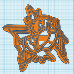 129-Magikarp.png STL file Pokemon: Magikarp Cookie Cutter・3D printer design to download