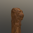 tbrender_Viewport_002.png Lion Head Knife Handle 3D  Model