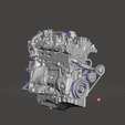 B48StangindUp1.png BMW B48 engine + intake & exhaust ports
