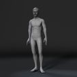 5.jpg Animated Naked Old Man-Rigged 3d game character Low-poly