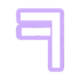 f_Low_case.stl squid game - alphabet font - cookie cutter