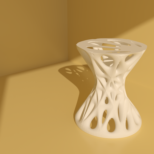 XCVCFF.png Archivo STL Voronoi Stool・Idea de impresión 3D para descargar, Arkc