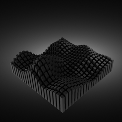 panel-35.png STL-Datei Akustikplatte・3D-druckbare Vorlage zum herunterladen