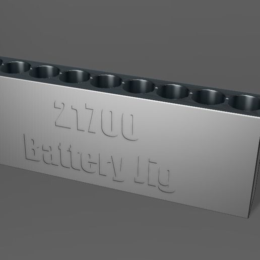 🔋 21700 Battery Assembly Jig・ STL File for 3D printing・Cults