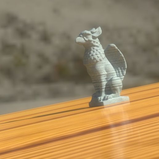 STL file gargoyle faucet keychain・3D printing design to download・Cults