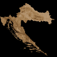 2.png Topographic Map of Croatia – 3D Terrain