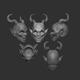 1.jpg Malak Dark Deception Headsculpt for Action Figures 3D print model