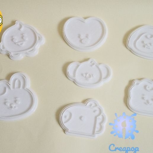 BTS Biscuit Cotters 3D model