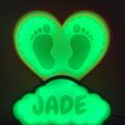 Vert.jpg VEILLEUSE For baby room with jade name