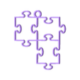 Puzzle23.stl Puzzle keychain