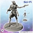 2.jpg Four-armed alien warrior with laser gun (7) - SF SciFi wars future apocalypse post-apo wargaming wargame