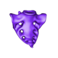 Sacrum.stl printable spine divided into vertebrae