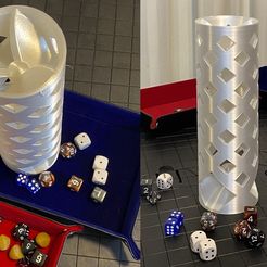 IMG_2282.jpg Free 3D file Dice Tower - Triple Helix / Spiral・Model to download and 3D print