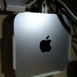 photo_2.jpg Free 3D file Mac Mini Wall Mount/Holder・3D printable object to download