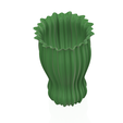 vase-pot-77 v1-01.png vase cup pot jug vessel spring forest v77 for 3d-print or cnc
