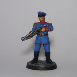 Veteran der kaiserlichen Garde mit Kampfschrotflinte