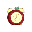 Apple-Alarm-Clock-Cookie-Cutter.png Высечка для печенья "Яблочный будильник