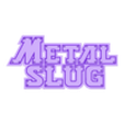 METALSLUG.stl METAL SLUG LOGO