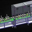 000001.jpg Automatic Li-Battery Mobile Battery Sticker Labeling Machine 3D CAD Model