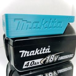 IMG_3640.jpg Файл STL Pakkkos Крепление для аккумулятора 18 В для Makita BL18XX・3D модель для печати скачать