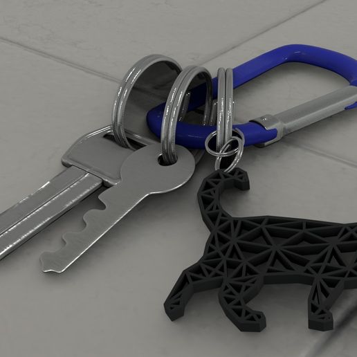 keychain.jpg Chat pour tableau / porte clés/ pendentif