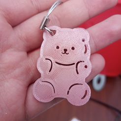 Gummy Bear heart pendant