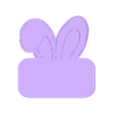 CARTEL OREJAS CONEJO int 9cm.stl EASTER BUNNY POSTER EARS X2