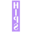 HIPS.stl STL-Datei Filament Box Etiketten (austauschbar)・3D-druckbares Design zum Herunterladen