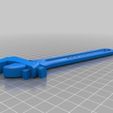 printable_3D_wrench_cl____molette_barspin_cults_3D_2.jpg Descargar archivo STL gratis Llave inglesa・Modelo para la impresora 3D