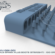Render-STL-MKU-024-001-B.png 1/24 Scale Spark Plug Boots (Straight) x 100 (Supported) - STL (Digital download)