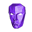 polygonal face mask.obj máscara facial em poliéster