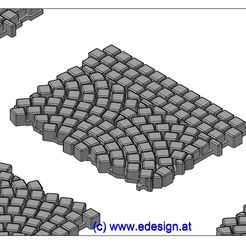 c3.jpg Fichier STL SYSTÈME DE PAVÉS RONDS - PIÈCE C3・Objet pour impression 3D à télécharger