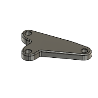 Nissan ka24e egr block off plate 3D model